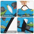 thumbnail image 6 of Monster Cartoon Truck Blue Pattern Teens Toddler Nap Mat with Pillow, Sleeping Mat Bag for Preschool Daycare 59"x22", 6 of 6