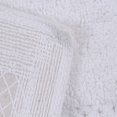 thumbnail image 5 of Home Weavers Classy Bathmat Collection 100% Cotton Non-Slip Bathroom Rug Set Machine Washable Bathroom Rug-17"x24", Bath Rug- 21"x34", White Color 2 Piece Bath Rug set, 5 of 9