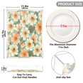 thumbnail image 3 of WOBOGO Acrylic Serving Trays 15.7x11.8 Inch Spill Proof Clear Decorative Organizer with Handle Floral Pattern in Pastel Colors, 3 of 7