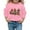 Pink#495, variant on FINALGANG Girls Hoodies Christmas Cartoon Graphic Printed Long Sleeve Round Neck Pullover Top Girl Versatile Indoor Outdoor Wear Sweatshirt,Black,110