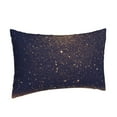 thumbnail image 2 of Naloa Gold Black Glitter Pillowcase, Throw Pillowcase, Wrinkle-Free, Stain-Resistant with Hidden Zipper for Bedroom Sofa - 14"x20", 2 of 9