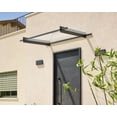 thumbnail image 3 of CANOPIA by PALRAM Nancy 3 ft. x 5 ft. Door and Window Fixed Awning - Grey, 3 of 8
