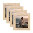 thumbnail image 1 of Marco de fotos KINLINK 4x4 de madera natural para pared o mesa, 1 of 6