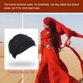 thumbnail image 4 of Sonducket Gorros elásticos de pila, gorros, gorros informales de invierno, gorros térmicos, ropa para exteriores, turbante de Color sólido, Sombreros Negro, 4 of 6