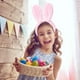 thumbnail image 3 of Diadema de Pascua con orejas de conejo de peluche, aro para el pelo, diademas gruesas de peluche, diadema para el día de Pascua, accesorios para el pelo, una diadema, 3 of 4