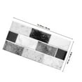 thumbnail image 4 of IFANLANDOR Self Adhesive Wall Stickers Oil Resistant Rectangular For Kitchen Backsplash 6Pack, 4 of 5