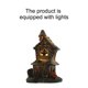 thumbnail image 4 of Horror Haunted Lit House Divertida Casa De Halloween Estatua Casa De Resina De Halloween Con Estatua De Casa De Resina Ligera Decoración Decorativa De Halloween Para Escritorio Monstrate HA027980-02, 4 of 7