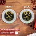 thumbnail image 3 of 3drose, Black and Yellow Drone with Fpv, Circle Porcelain Ornament, 3 of 7