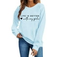 thumbnail image 6 of Goodtrade8 Long Sleeve Shirts for Women Pullover Gifts for Girlfriend Sweatshirts Graphic Valentines Crew Neck Casual Cute Womens Tops Love, 6 of 6