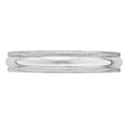thumbnail image 3 of Ladies or Mens 14K White Gold 4mm Milgrain Wedding Band Ring, 3 of 5