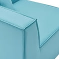 thumbnail image 6 of Modway Saybrook 2 pcs Fabric Outdoor Patio Sectional Sofa Loveseat in Turquoise, 6 of 7