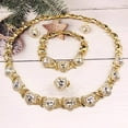 thumbnail image 2 of JoeytheJewelryNY HUGS &KISSES xo set gold Plated #171, 2 of 4