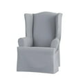thumbnail image 1 of Sure Fit Sailcloth Wing Chair Slipcover, 1 of 3