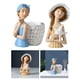 thumbnail image 1 of 2 Piezas de Estatuils de Escultura de Estatua para Adornos coración para hogar de Oficina Yotijar Estatuilla de niña, 1 of 10
