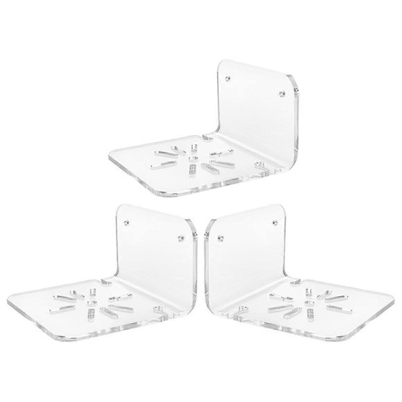 Wall Mount Camera Shelf 3Pcs Suitable For Small Devices Office Floating Design Organizing Space
