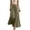 Green, variant on Women's Wide Leg Palazzo Pants Tie Front High Waist Pleated Split Flowy Casual Vacation Trousers