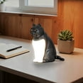 thumbnail image 5 of AuroraX Cute Cat Bedside Lamp Portable Rechargeable Table Lamp Cordless with Usb Port and Remote Control Led Modern Mood Night Light for Bedroom Living Room Birthday Gifts for Home Decor, 5 of 7