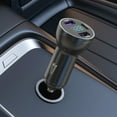 thumbnail image 1 of Cargador de coche superrápido con pantalla digital de metal de 200 W + PD36 W, multifunción, USB, carga rápida para todo tipo de teléfonos móviles., 1 of 7