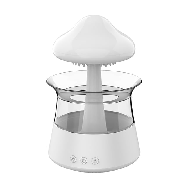 Humidificador de aire de lluvia de setas, difusor de fragancia para decoración del hogar para dormitorio, habitación de niños