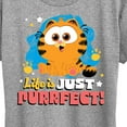 thumbnail image 3 of Garfield the Movie - Life Is Just Purrfect - Ladies Short Sleeve Graphic T-Shirt, 3 of 5