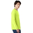 thumbnail image 3 of Men's High-Visibility Lightweight Moisture-Wicking T-shirt, 2XL Safety Green, 3 of 5