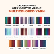 Mary Maxim Prism Yarn, Soft Acrylic DK Variegated Yarn 3.5 oz Skein 290 Yards, Sunset
