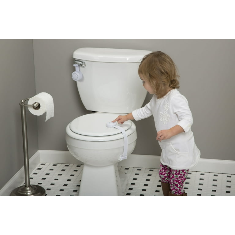 Safety 1st White Outsmart Toilet Lock