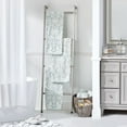 thumbnail image 5 of mDesign Metal Blanket & Towel Wall Ladder Rack for Bedroom/Bathroom, Satin, 5 of 8