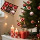thumbnail image 5 of 6PCS Christmas Ornaments DIY Kit 5CM Festive Tree Decorations With Snowflake And Holiday Patterns Handmade Xmas Crafts Balls Hanging Decor, 5 of 6
