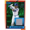 thumbnail image 1 of 2025 TOPPS UPDATE 1990 TOPPS BASEBALL RELICS GREEN #90RU-KA KEVIN ALCANTARA RELIC /99 CHICAGO CUBS, 1 of 2