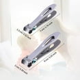 thumbnail image 5 of 2 Pieces Oversized Thick Nail Clippers for Tough Toenails Fingernails Stainless Steel Fingernail Clipper Ultra Wide Jaw Sharp Trimmer Ingrown Manicure Pedicure Men Women Elder, 2 Size(Sliver), 5 of 5