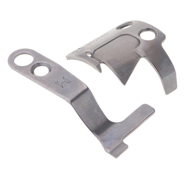 de coser industrial, piezas de repuesto de de cuchillo fijo + móvil # S02637-001 # S02645-001 para B737 Gloria Piezas de máquinas de coser