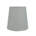 thumbnail image 5 of Meriville Gray Linen Clip On Chandelier Lamp Shades, 3.5-inch by 4.5-inch by 4.5-inch (Gray, Set of 5), 5 of 5