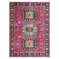 thumbnail image 2 of Bashian Rugs  Fausto Multicolor Oriental Medallion Area Rug Fuchsia 3'8" x 5'6" /Surplus Floral & Botanical 0.51 - 0.75 inch 4' x 6' Indoor Bohemian &, 2 of 6