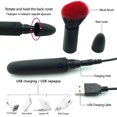 thumbnail image 5 of Masajeador corporal inalámbrico potente, estilo cepillo de maquillaje, 10 velocidades de vibración fuertes, masajeador de puntos de acupuntura facial, vibrador de maquillaje, 5 of 5