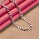 thumbnail image 4 of Collar cadena plata corto Slinkz 1Pza Plata S925 Chapa 40cm 12mm de grosor., 4 of 5