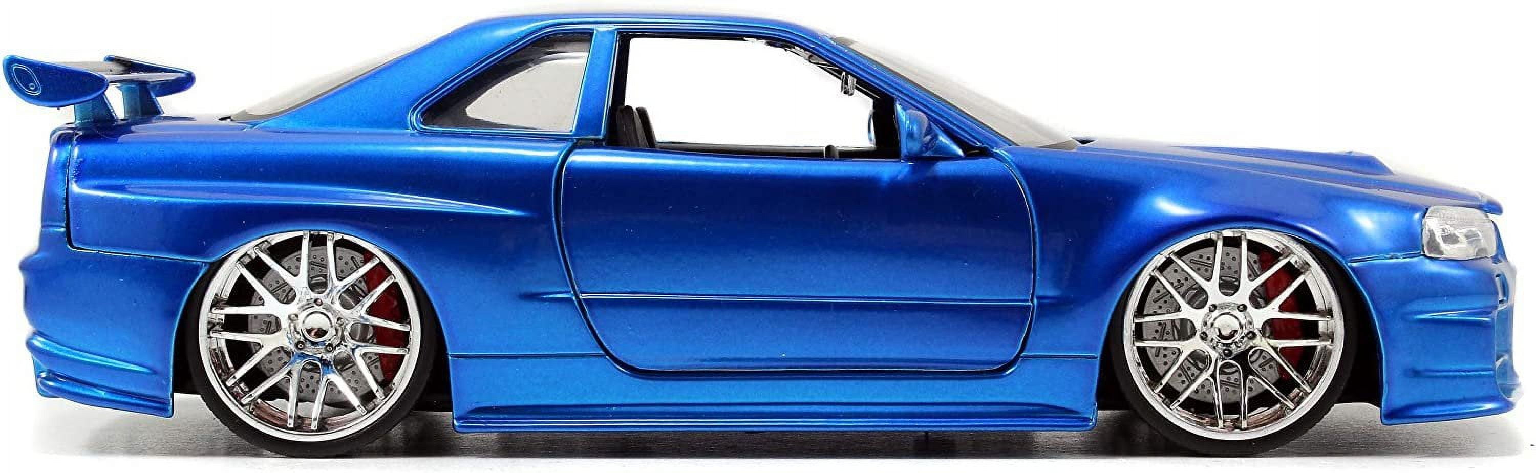 Fast & Furious Brian's 2002 Nissan Skyline GT-R R34 1:24 Scale Diecast  Model by Jada 97158