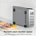 thumbnail image 4 of Ninja Flip Toaster Oven & Air Fryer, 6-in-1, Flip Up & Away for Storage, Roast, Toast, Bake & More, SP050 Silver, 4 of 8