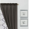 thumbnail image 3 of Mainstays Solid Print Rod Pocket Room Darkening Curtain Set, 37" x 84.00" 4 Panels, 3 of 3