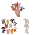 thumbnail image 1 of Juguetes de Peluche para Bebés, Regalos 10 Piezas, Muñeco de Tela para multicolor4 Yotijar Marionetas de dedo de animales, 1 of 10