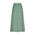 thumbnail image 5 of Beugl women's Skirts Clearance, Women's Casual Loose and Fashion Striped Print Beach Long Skirt with Pocket, Skirts for Women Trendy Summer Green M, 5 of 5