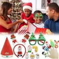 thumbnail image 2 of De Juguetes Para Fiesta De Navidad Para Niños, Rompecabezas De Navidad, Marionetas De Mano, Sombrero De Navidad, Diadema, Regalos Para Niños Y Adultos 14 Uds. Kearding AP005904-00, 2 of 6