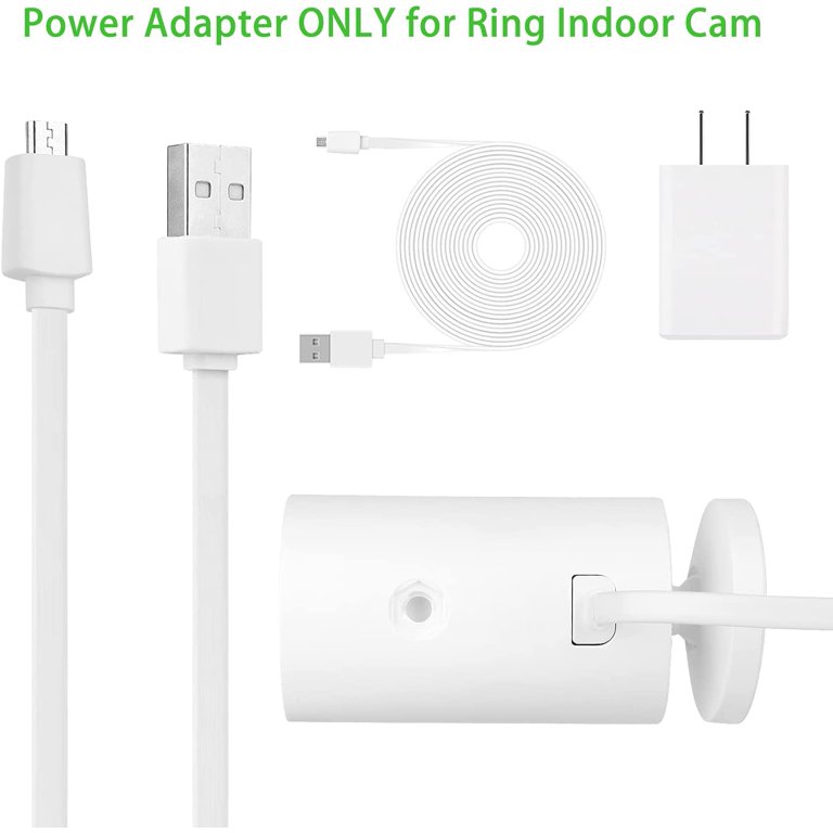 10 ft USB-A to Micro USB Cable for Indoor Cam (2nd Gen)