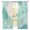 Green, Mint, White, variant on Teal Palm Leaves Sheer Curtains 84 Inches Long, Summer Tropical Plants Botanical Light Filtering Window Curtains for Living Room/Bedroom, Rod Pocket Voile Sheer Curtain Drapes, 52"W x 84"L, 2 Panels