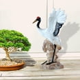 thumbnail image 3 of Estatua en ,Estatuas de pájaros de resina Decoraciones para el hogar Paisaje,Figuras Adornos de jardín Decoración de estar,Esculturas Artesanía Coleccionables CUTICAT  Estatua en forma de grulla, 3 of 5