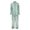 Green, variant on JIAYUE Women's Pajamas Soft Striped Long Sleeve Button Down Turndown Collar Tops With Comfortable Pants Sleepwear Outfits For Home Relaxation Loose And Nightwear