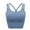Blue, variant on Womens Sports Bras Bralette Yoga Bra Crop Top Camisole Cross Back Workout Vest