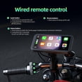 thumbnail image 5 of Motorcycle Carplay Screen, Wireless CarPlay & Android Auto with Design Mount 6.25 Inch Touchscreen Navigation Bluetooth,1 x Motorcycle Carplay Screen kit,Black, 5 of 5