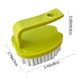 thumbnail image 3 of Potato Vegetable Brush with Stiff Bristles for Easy Produce Cleaning, Plastic Scrubber for Potatoes, Carrots, Fruits, and Kitchen Use, 3 of 6