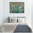thumbnail image 2 of Cuadro Decorativo - Colores del pavo real Jr  Impresión en canvas, estrechado, 2 of 2